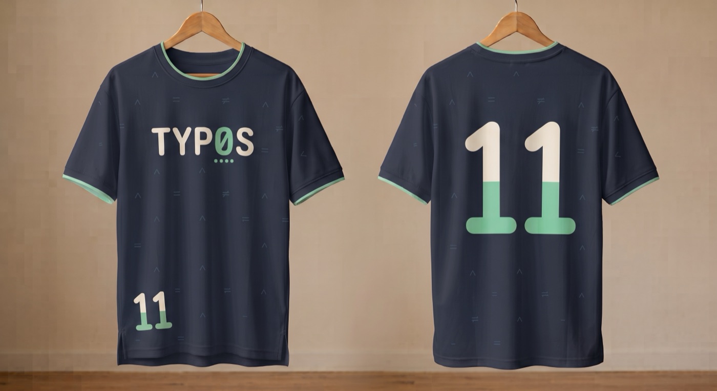 TYP0S Practice Kit — DEEP NAVY 前面と背面